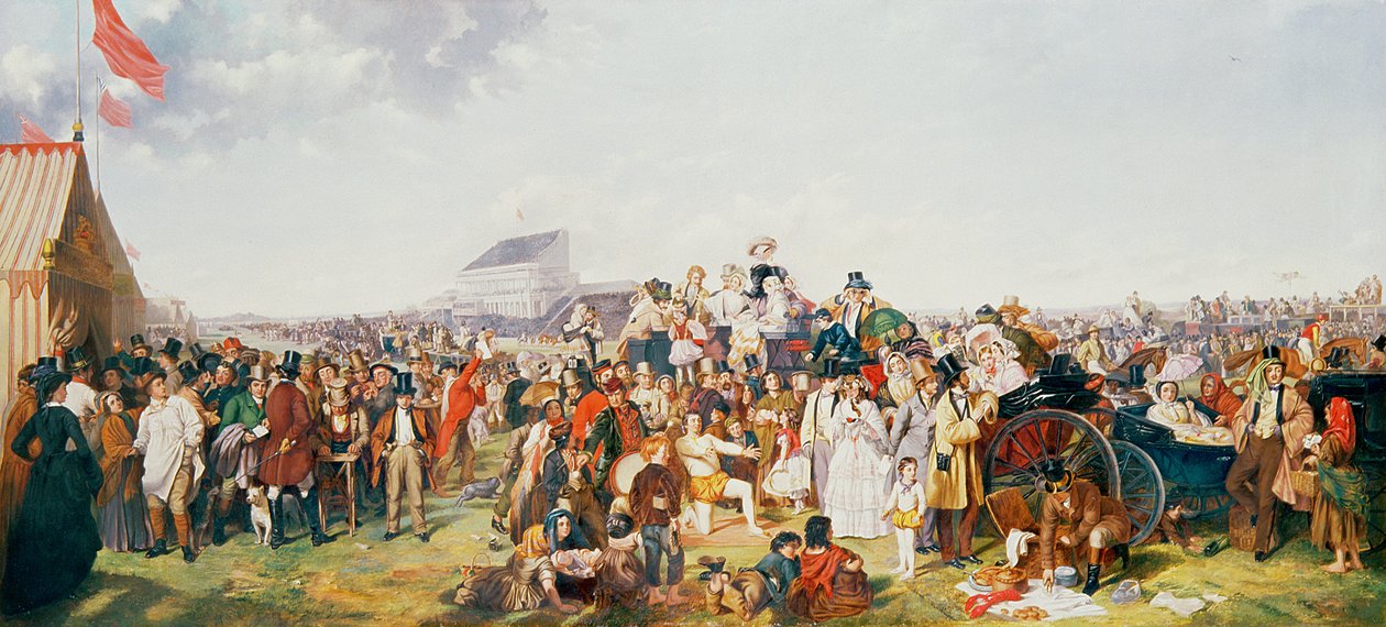 Derby päivä tekijältä William Powell Frith