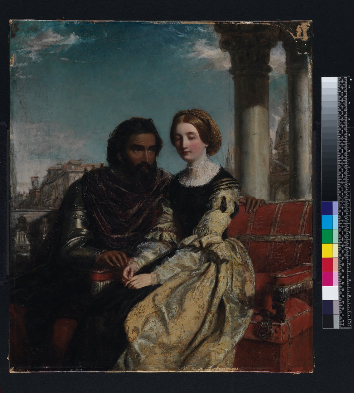 Othello ja Desdemona, n. 184056 tekijältä William Powell Frith