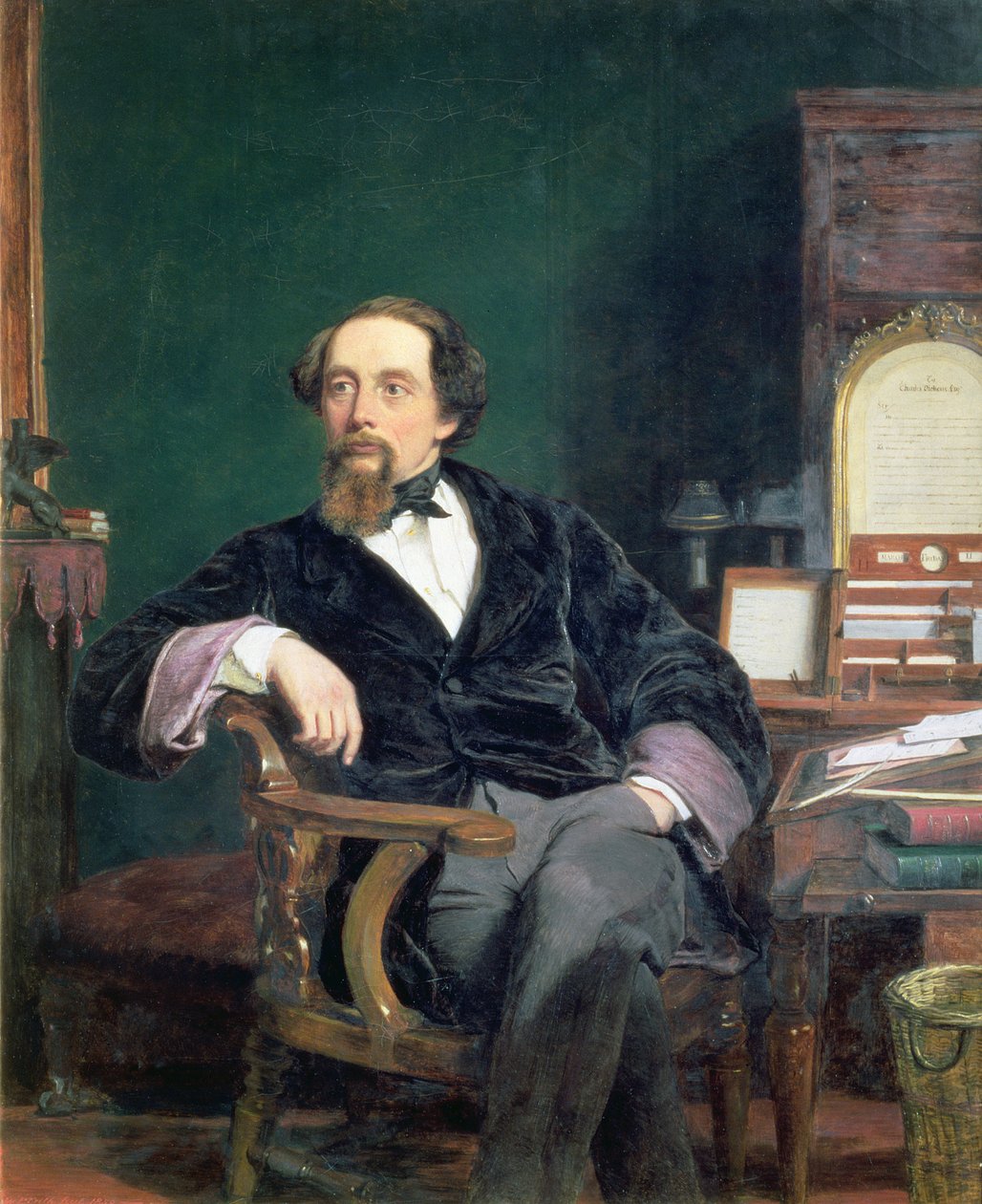 Charles Dickensin muotokuva tekijältä William Powell Frith