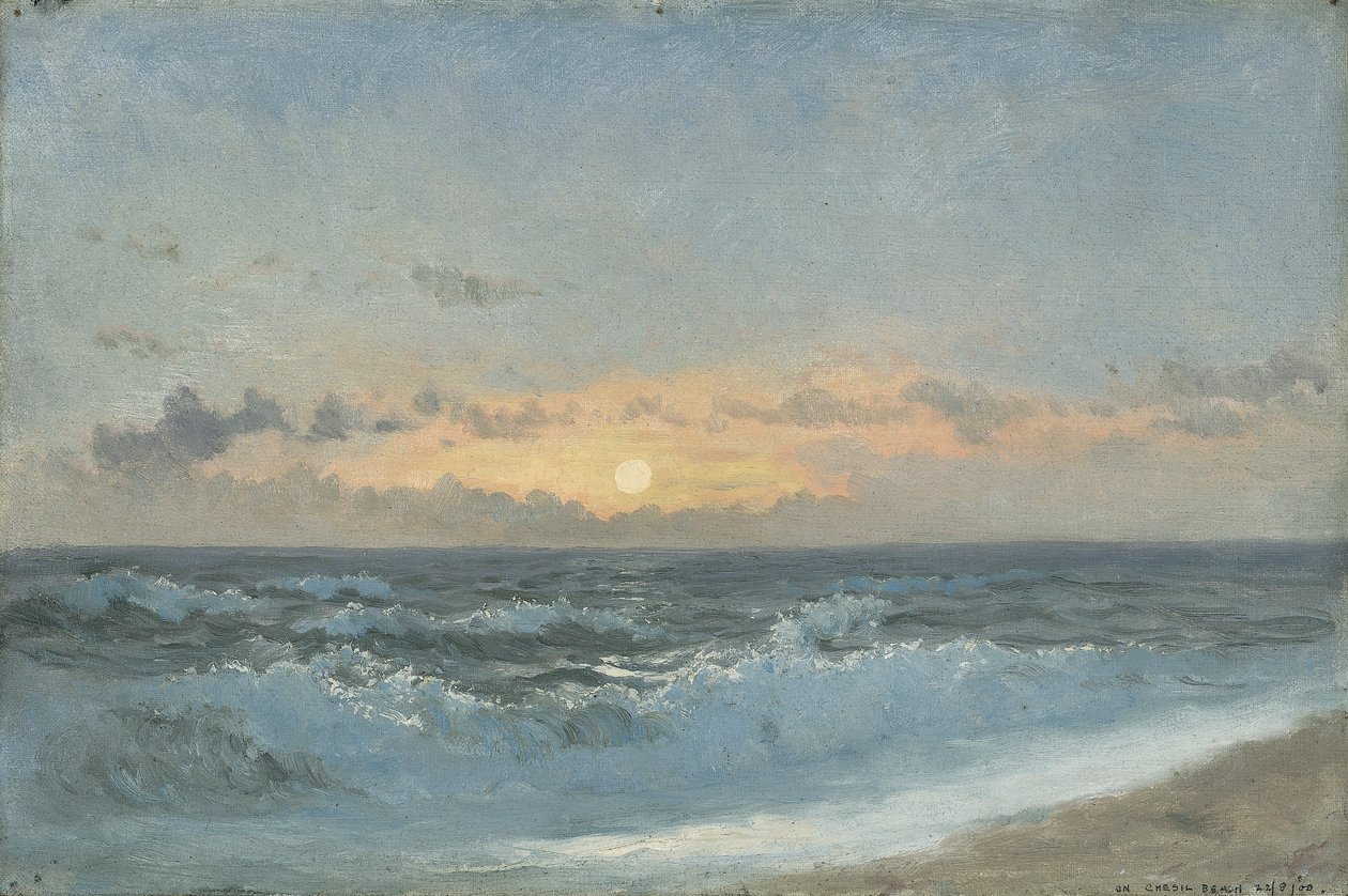 Auringonlasku meren yllä, 1900 tekijältä William Pye