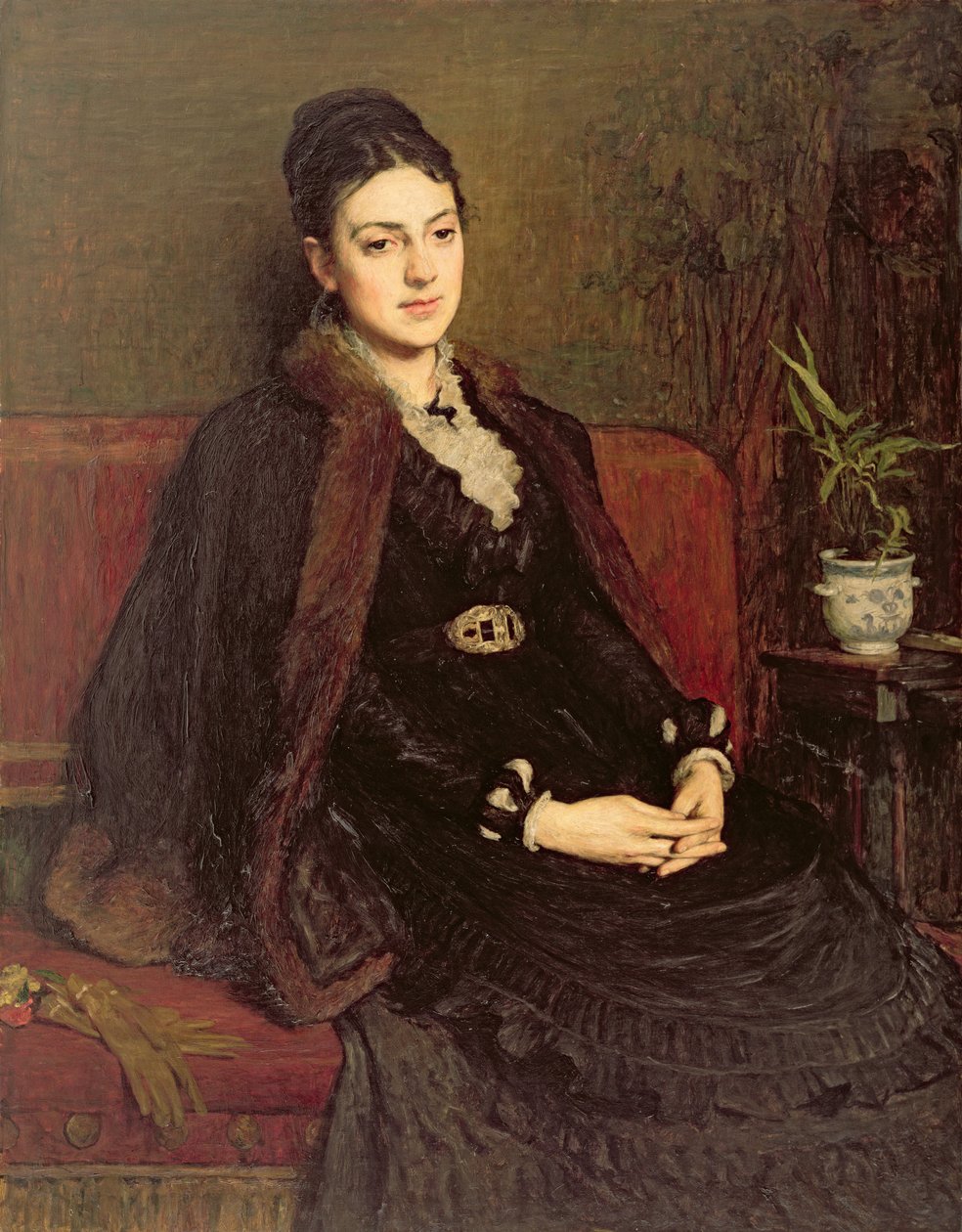Lady Orchardsonin muotokuva (n. 1854-1917) n. 1875 tekijältä William Quiller Orchardson