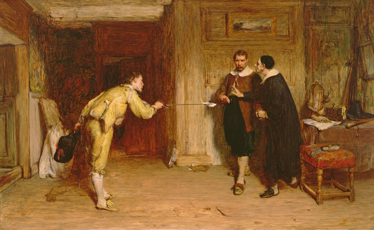 Huonekalut ja erilaiset esineet 1100- ja 1300-luvuilta tekijältä William Quiller Orchardson