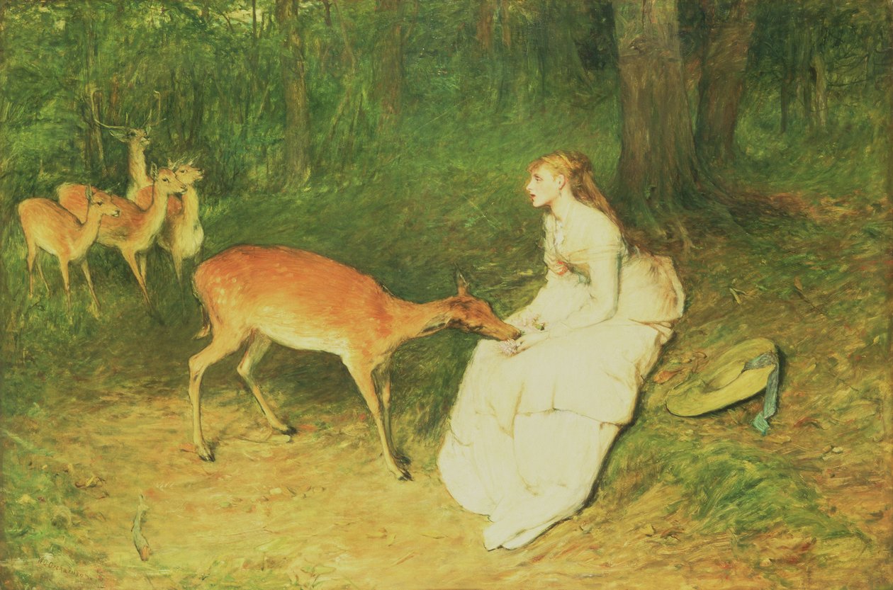 Metsän lemmikki, 1871 tekijältä William Quiller Orchardson