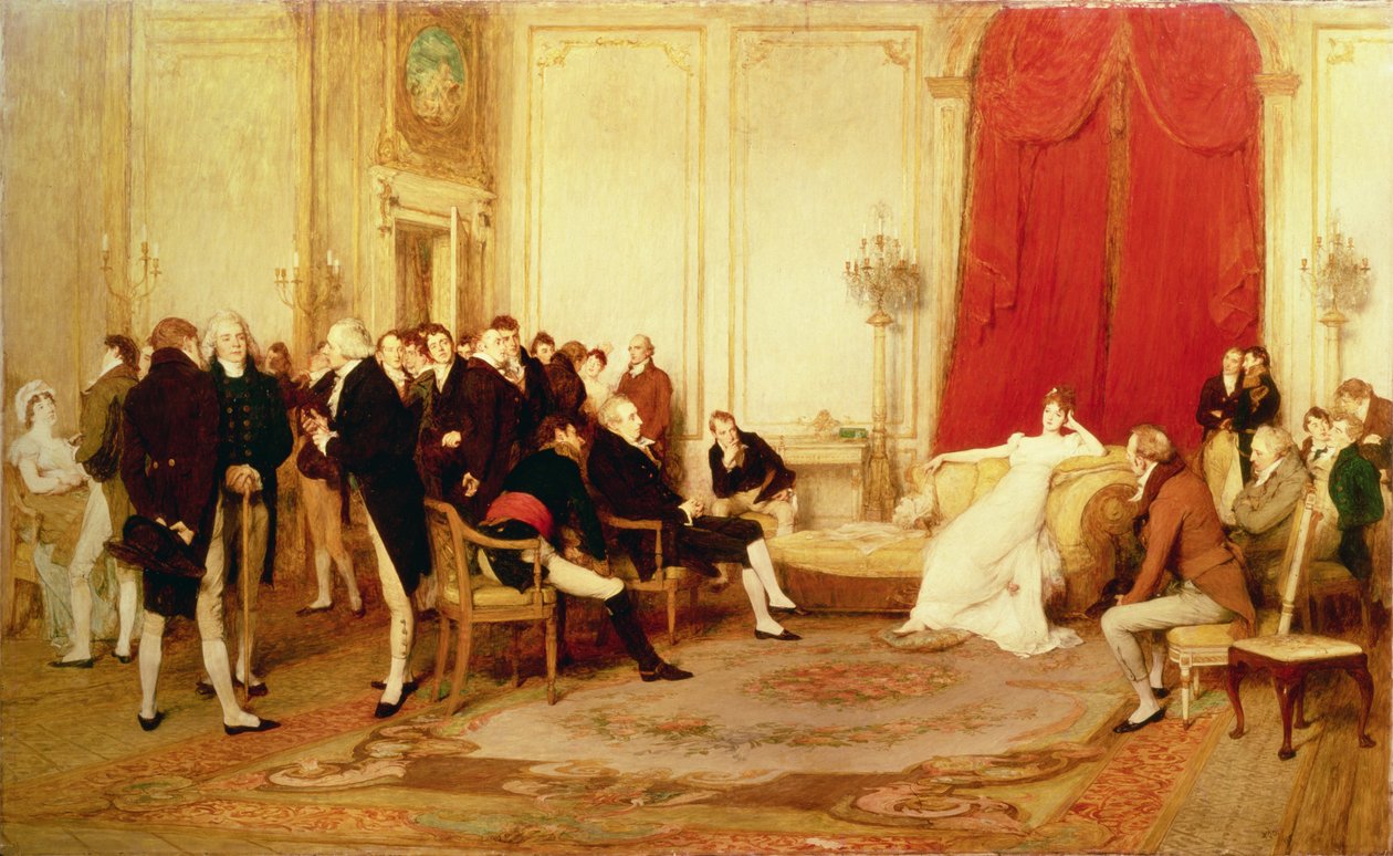 Huonekalut ja erilaiset esineet 1100- ja 1300-luvuilta tekijältä William Quiller Orchardson