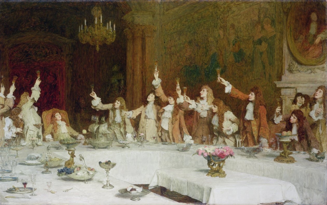 Huonekalut ja erilaiset esineet 1100- ja 1300-luvuilta tekijältä William Quiller Orchardson