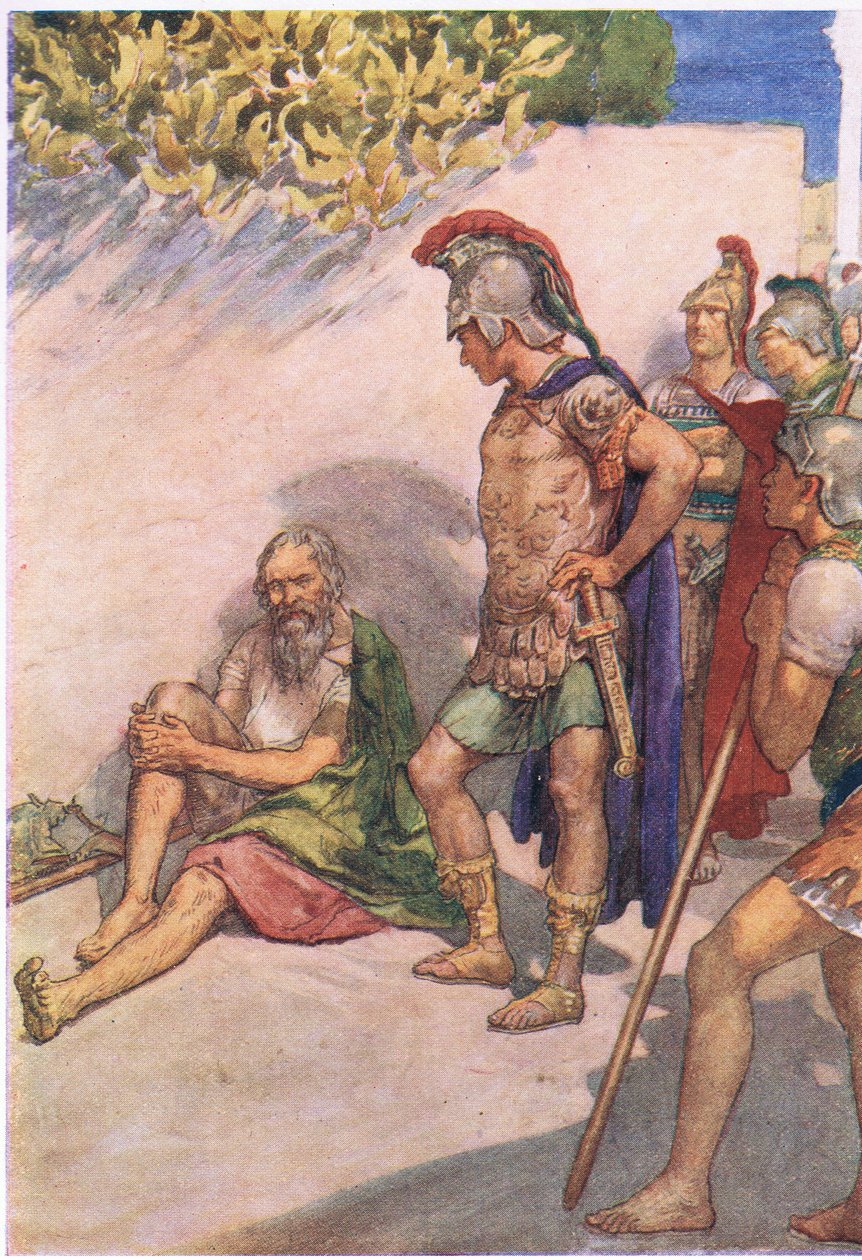 Aleksanteri ja Diogenes, Plutarkhoksen elämästä, julkaissut T C & E C Jack Ltd, 1920-luku. tekijältä William Rainey