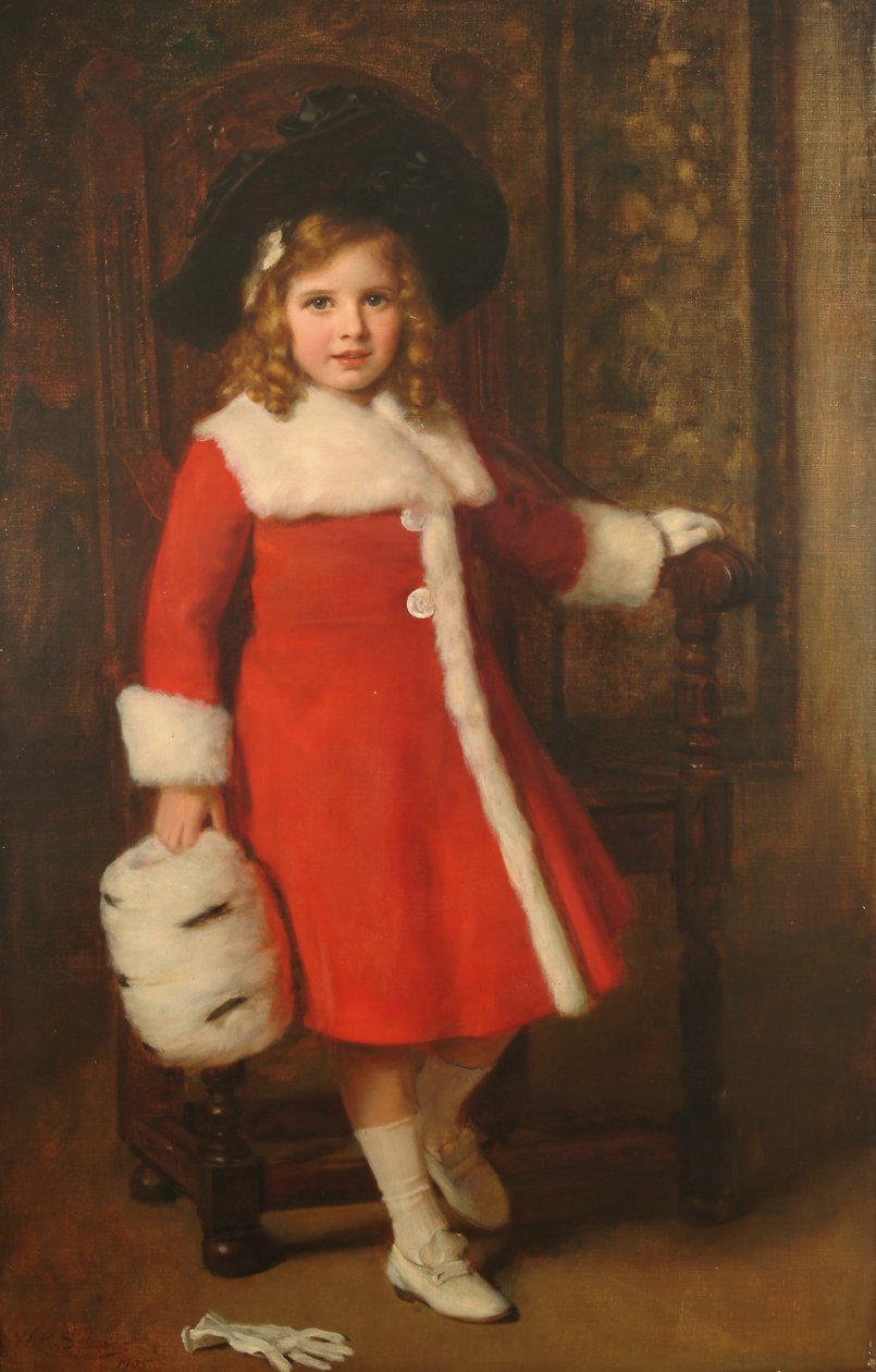 Clarice Honor Edwardsin muotokuva, 1905 tekijältä William Robert Symonds