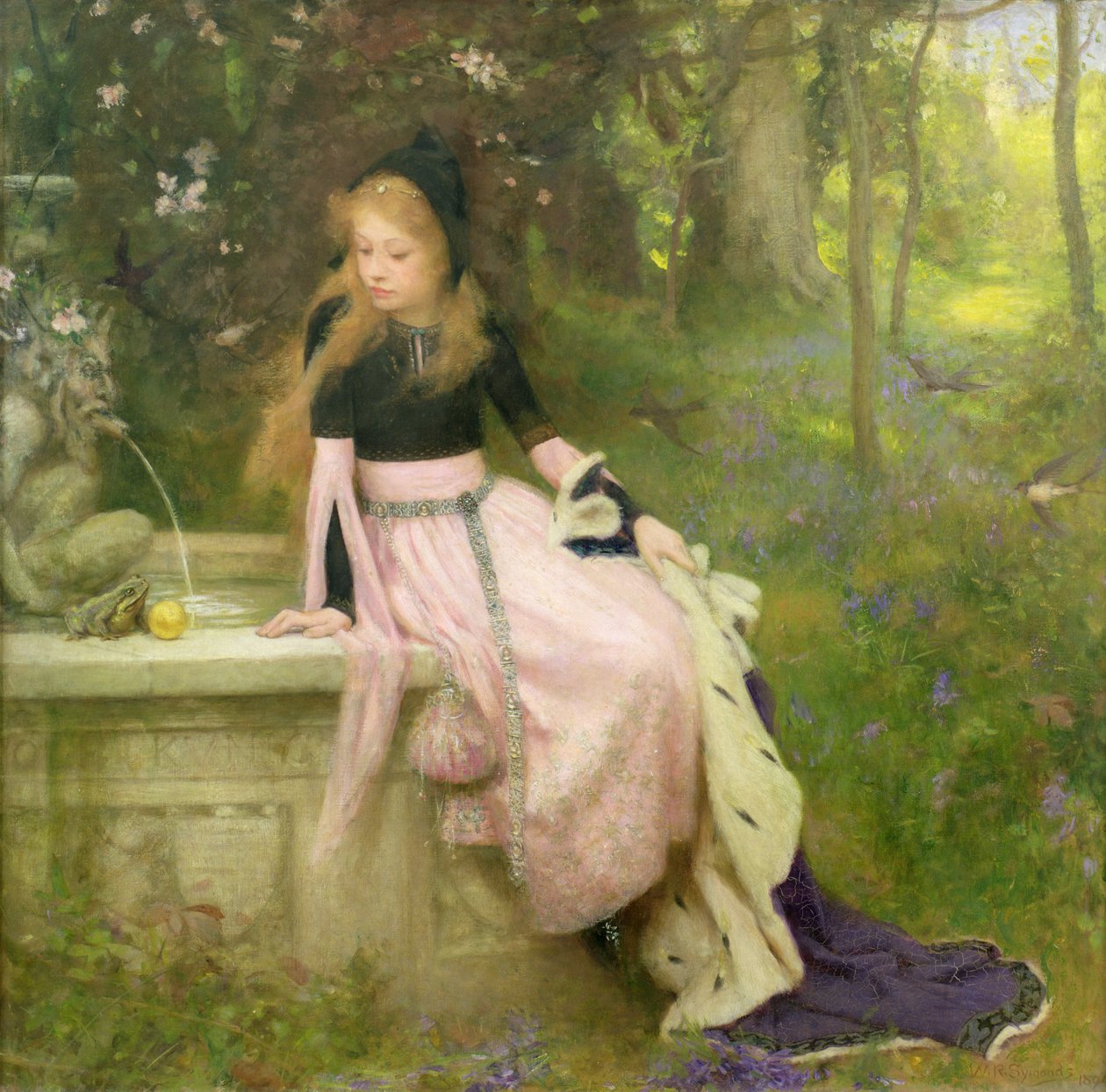 Prinsessa ja sammakko, 1894 tekijältä William Robert Symonds