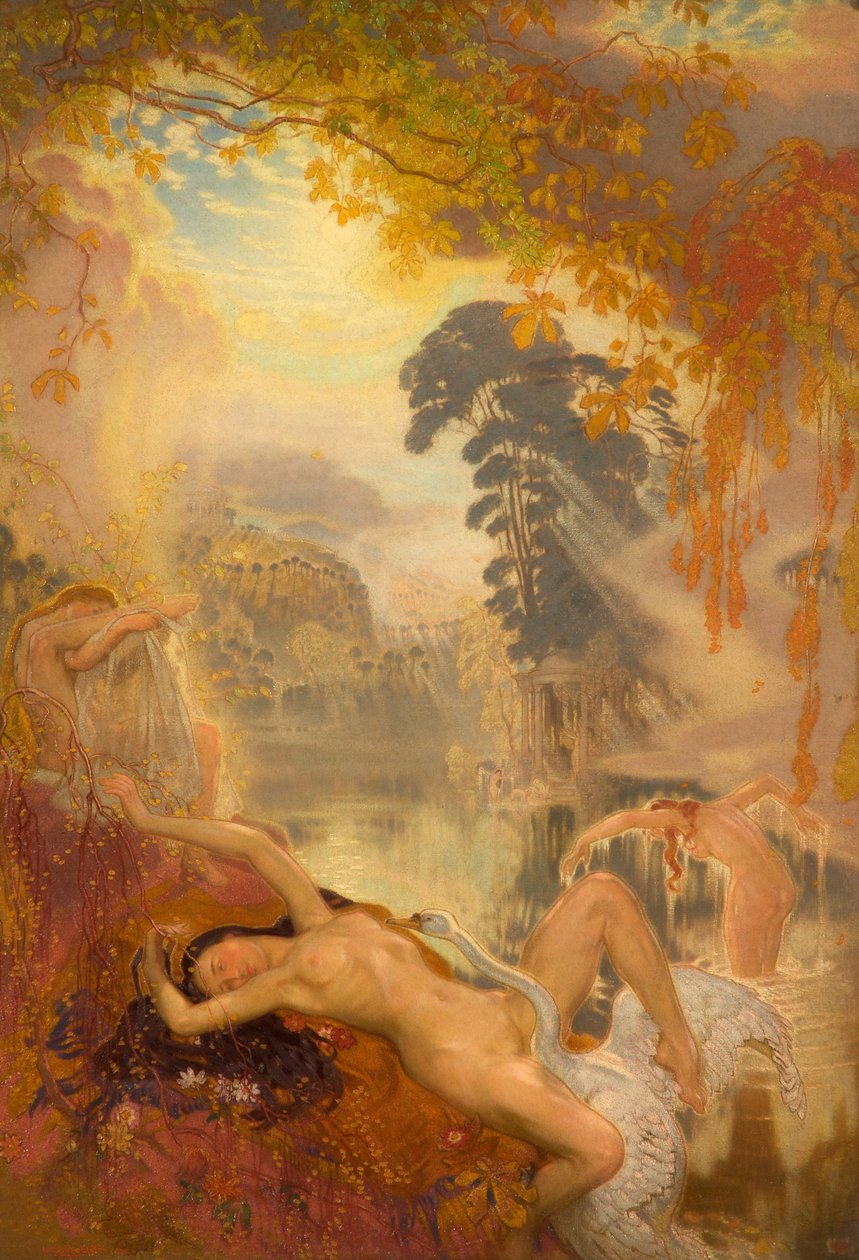 Leda ja joutsen, 1928 tekijältä William Shackleton