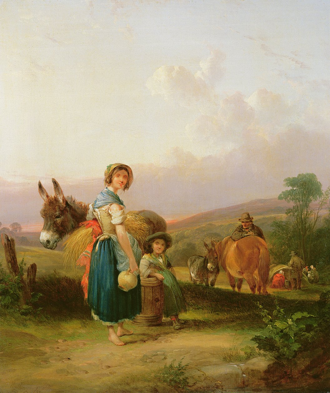 Mustalaiset, 1855 tekijältä William Shayer