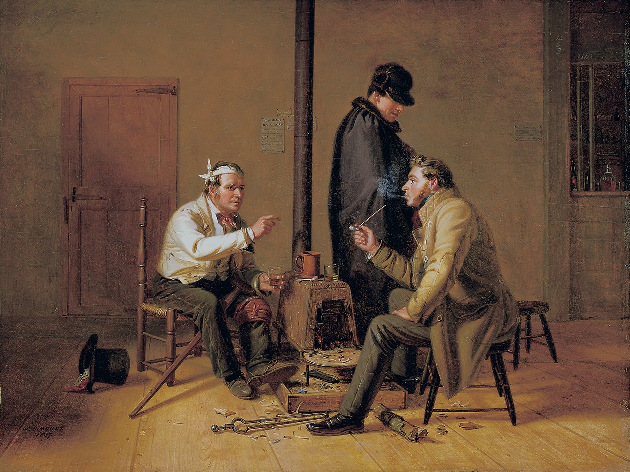 Kova tarina - Kohtaus maalaistavernassa, 1837 tekijältä William Sidney Mount