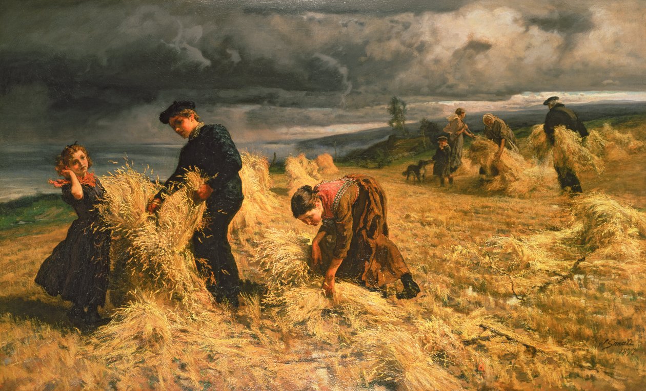 Myrskyn jälkeen, 1877 tekijältä William Small