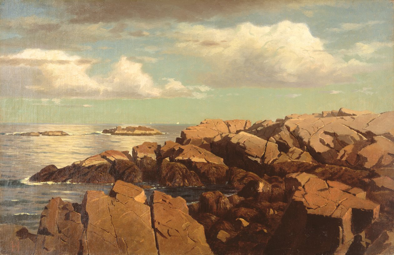 Suihkun jälkeen, Nahant, Massachusetts, 1864 tekijältä William Stanley Haseltine