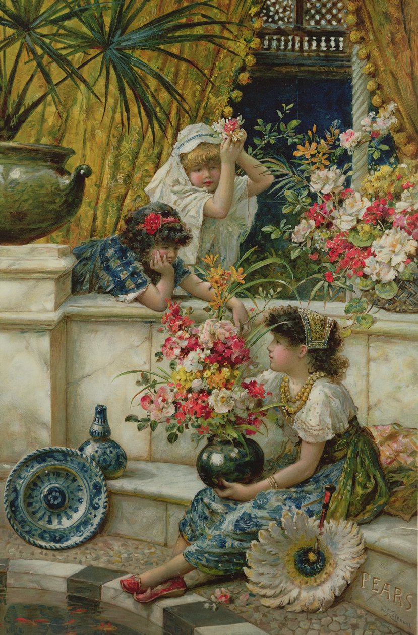 Idän kukat, Päärynävuosi-lehti, 1895 tekijältä William Stephen Coleman