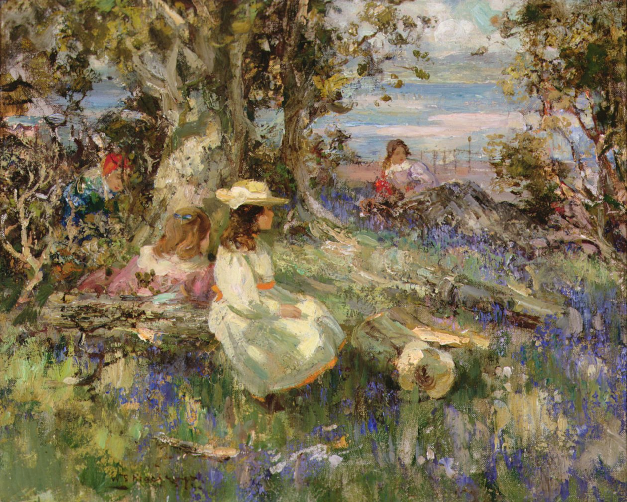 Bluebell Wood by the Sea, Galloway tekijältä William Stewart MacGeorge