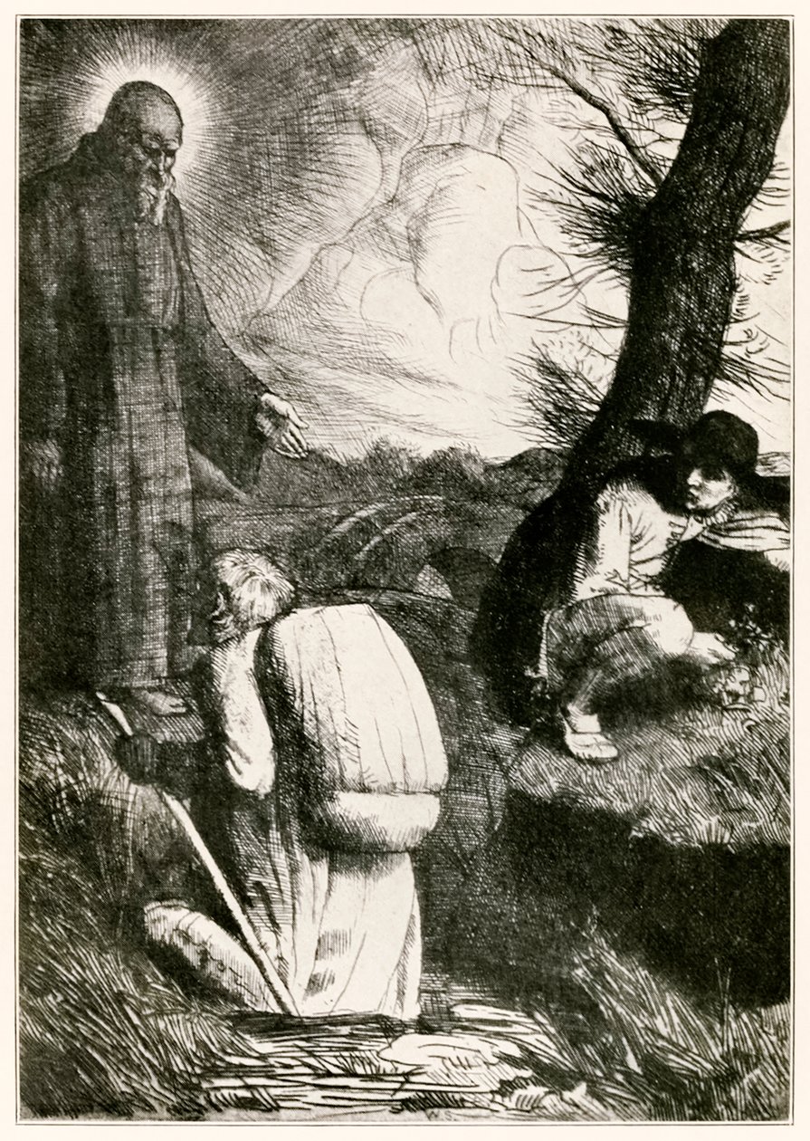 "Christian on hämmentynyt" etuosa John Bunyanin "Pilgrimin edistymisestä tästä maailmasta, siihen, mikä tulee" tekijältä William Strang