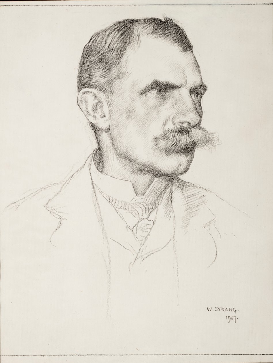 Edward Shroder Prior (1852-1932) arkkitehti, 1907 tekijältä William Strang