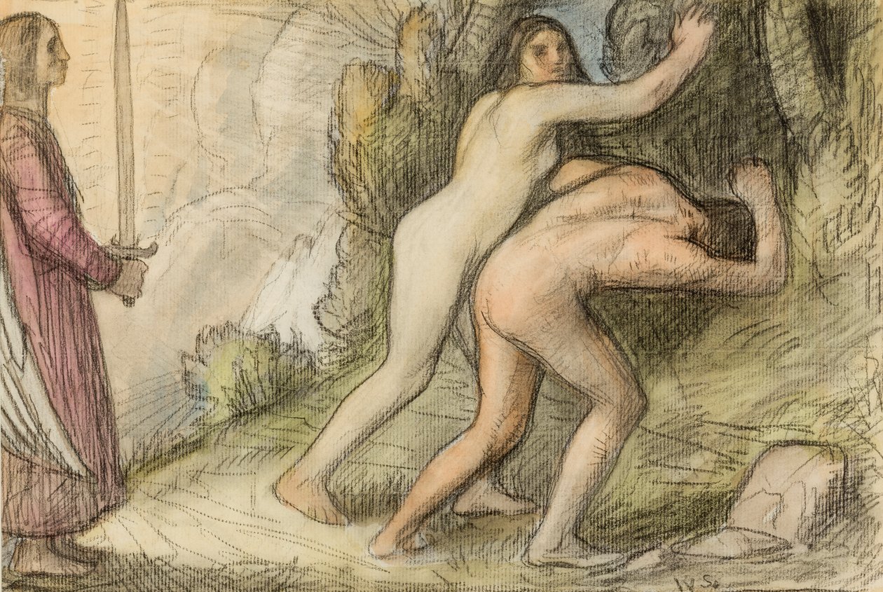 Karkotus, 1901 (liitu ja wc paperilla) tekijältä William Strang