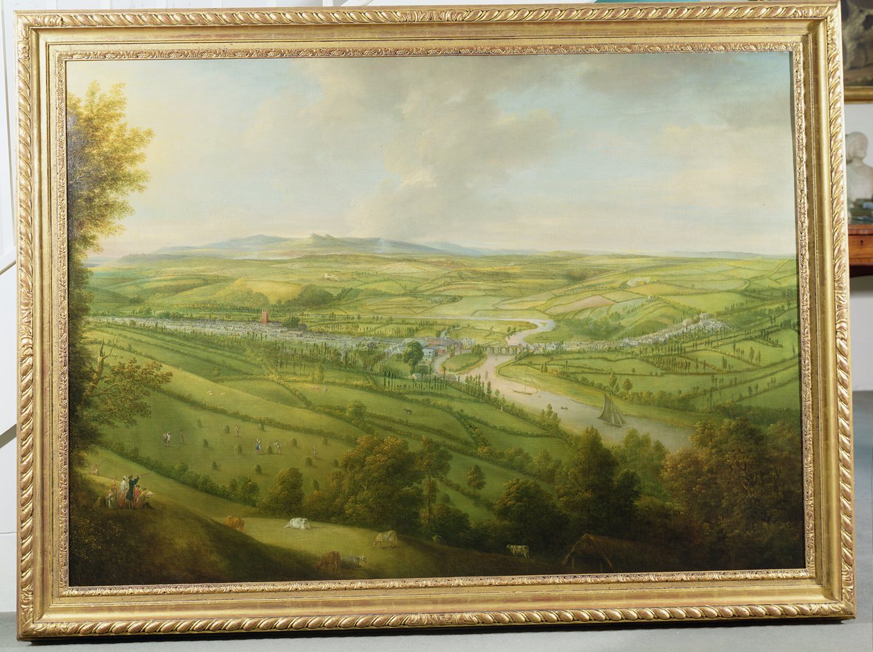 Prospect of Totnes, Devon tekijältä William Tomkins