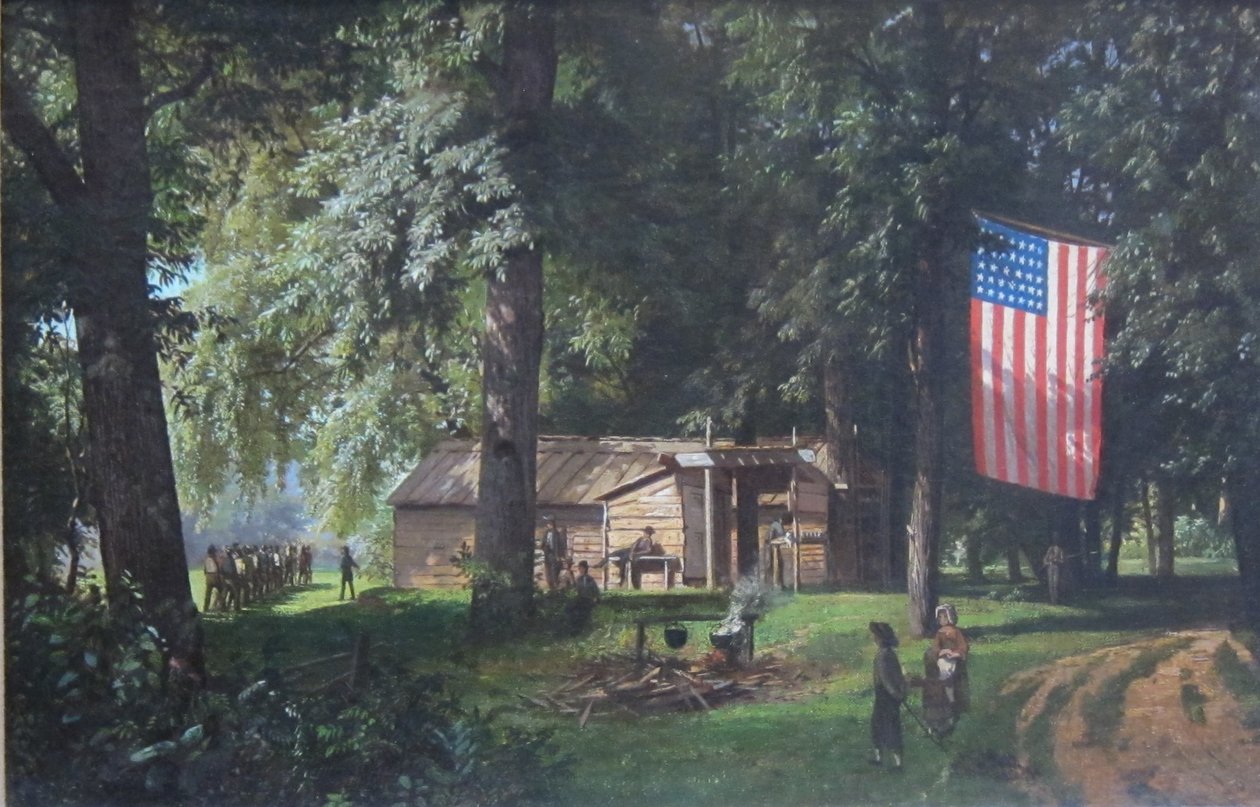 Rekrytointiasema Bethlehem tekijältä William Trost Richards