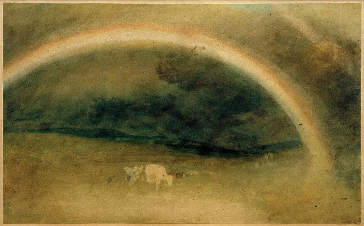 Sateenkaari, jossa on karjaa tekijältä Joseph Mallord William Turner