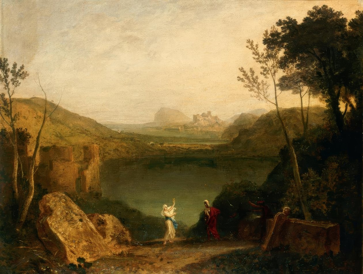 Aeneas ja Sibylla, Avernusjärvi tekijältä Joseph Mallord William Turner