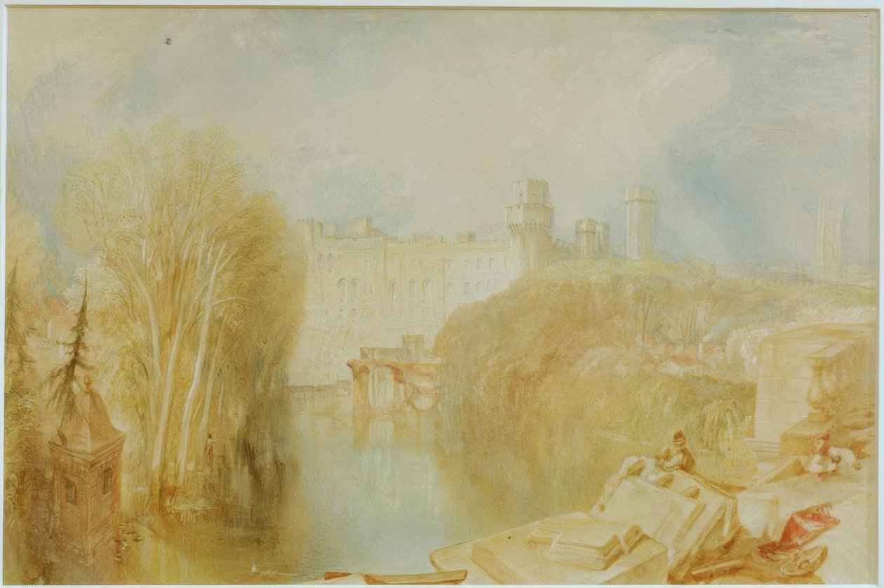 Blick auf Warwickin linna tekijältä Joseph Mallord William Turner
