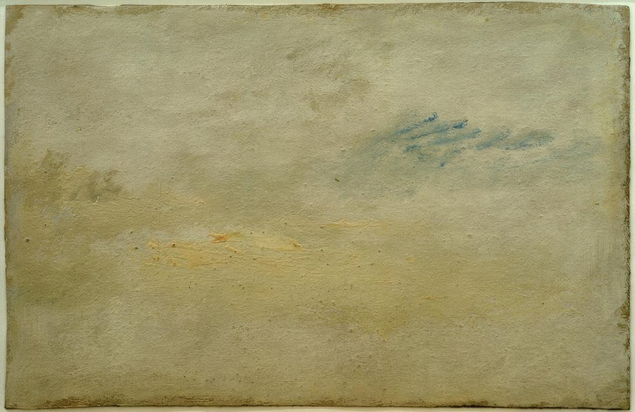 Rannikkokohtaus, jossa aallot murtuvat(?) tekijältä Joseph Mallord William Turner