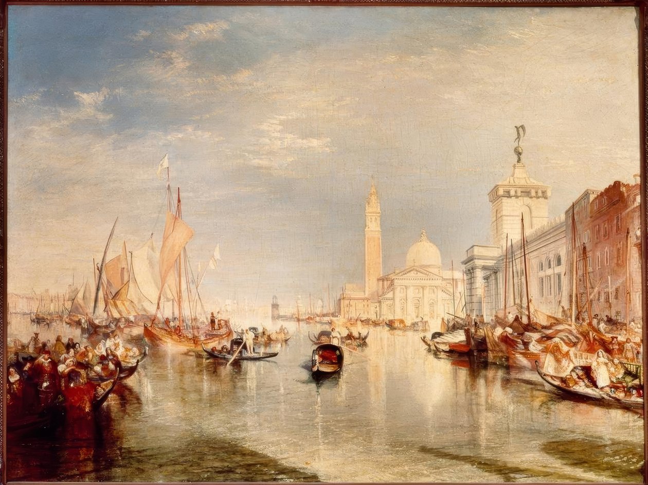 Dogana ja San Giorgio Maggiore tekijältä Joseph Mallord William Turner