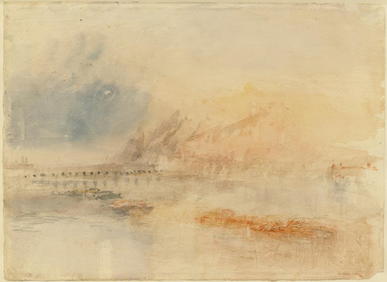 Ehrenbreitstein tekijältä Joseph Mallord William Turner