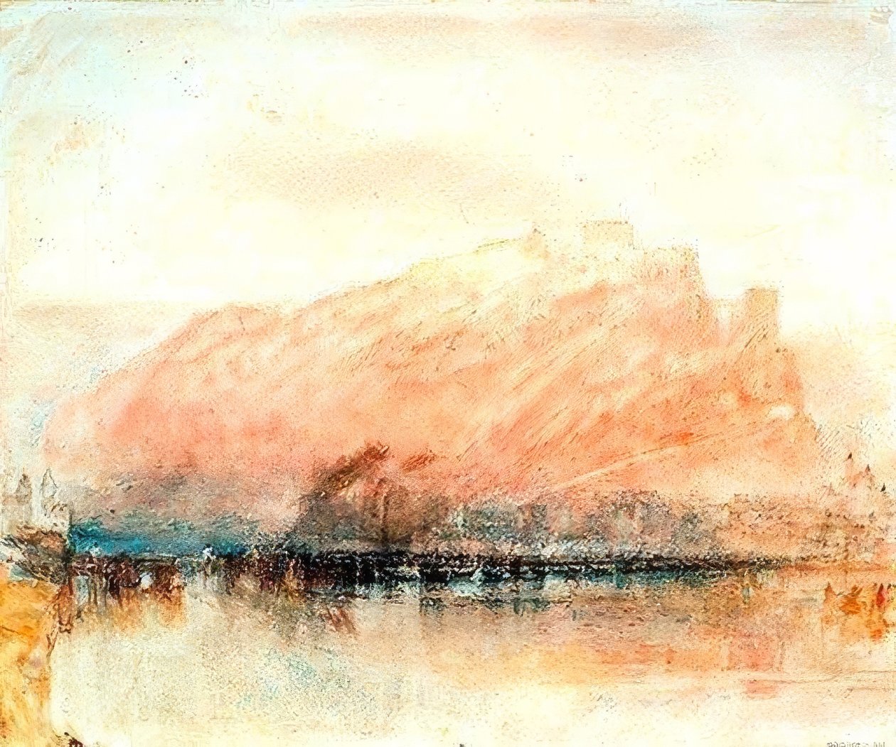 Ehrenbreitstein tekijältä Joseph Mallord William Turner