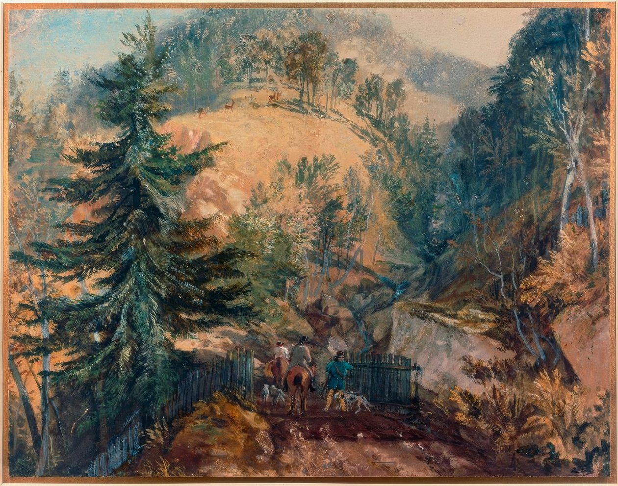 Farney Hall, Otley: Hirvipuisto tekijältä Joseph Mallord William Turner
