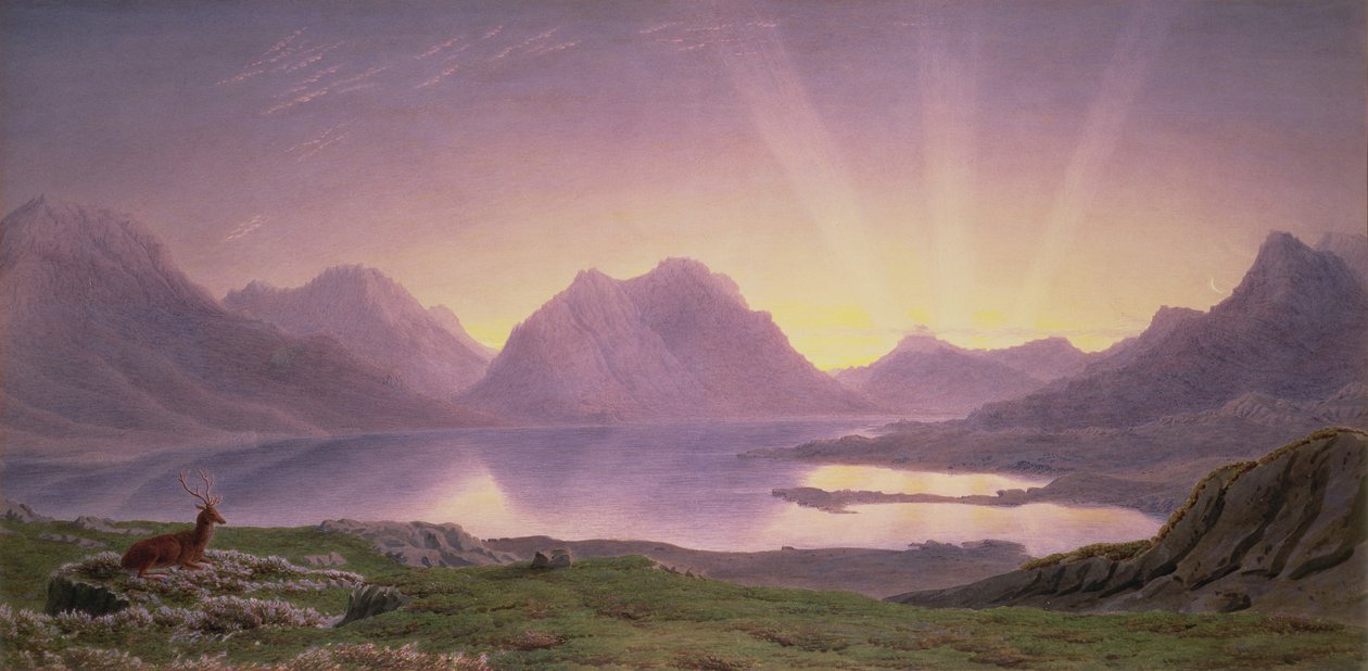 Aamunkoitto, Loch Torridon tekijältä Joseph Mallord William Turner