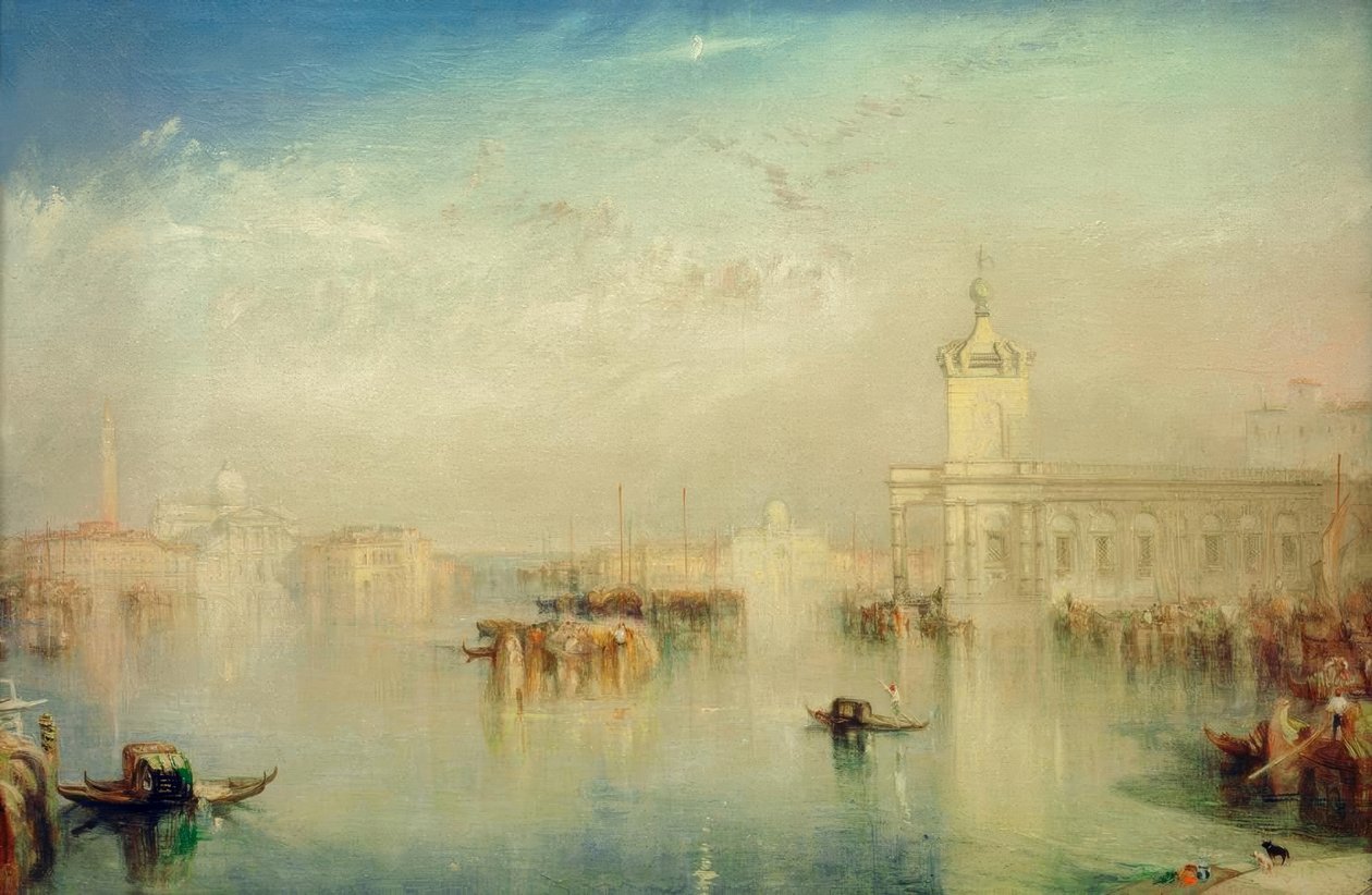 Dogana, San Giorgio, Citella, Euran portailta tekijältä Joseph Mallord William Turner