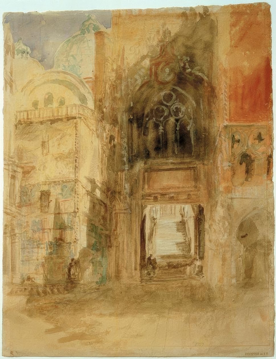 Porta della Carta, Dogen palatsi tekijältä Joseph Mallord William Turner