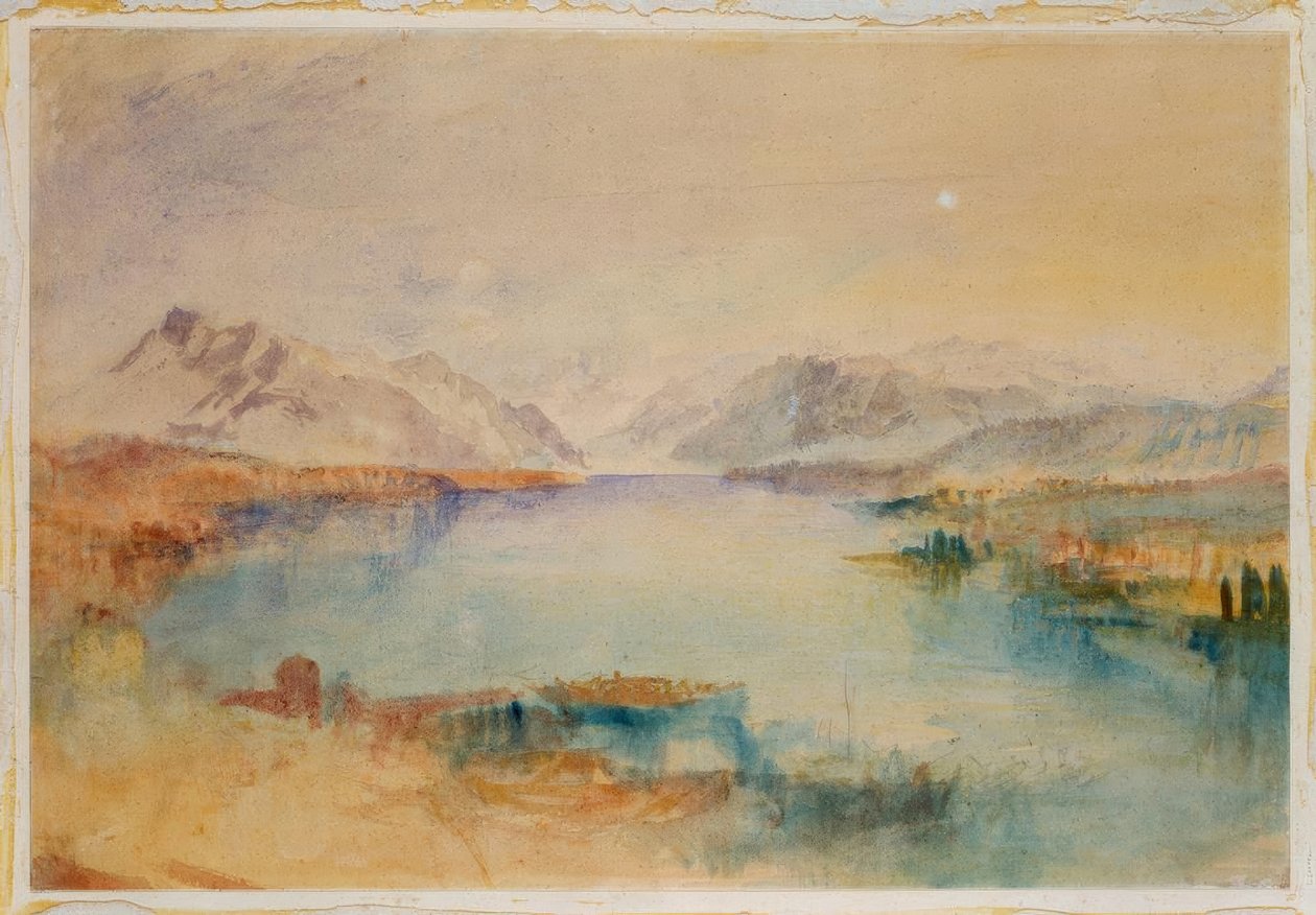 Rigi, Luzernjärvi tekijältä Joseph Mallord William Turner