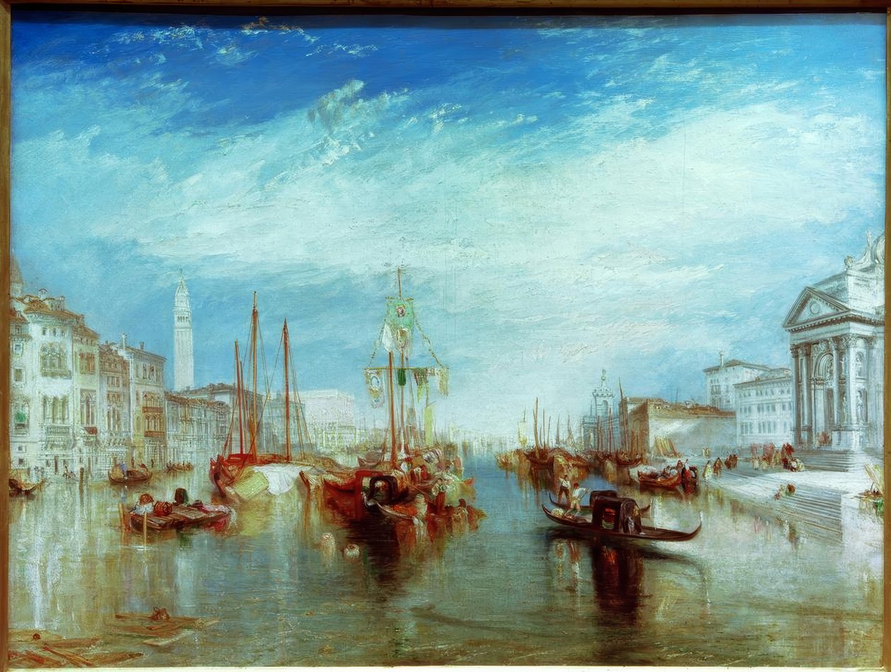 Venetsia, Madonna della Saluten kuistilta tekijältä Joseph Mallord William Turner