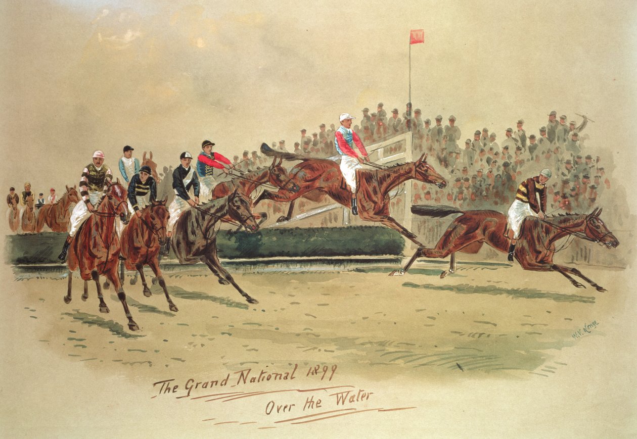 Grand National, Over the Water, 1899 tekijältä William Verner Longe