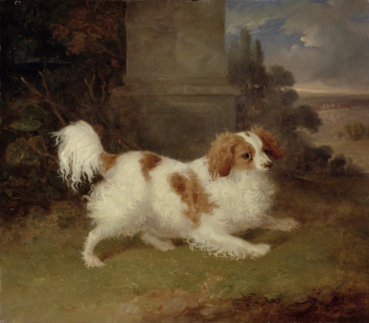 Blenheim-spanieli, n. 1820-30 tekijältä William Webb
