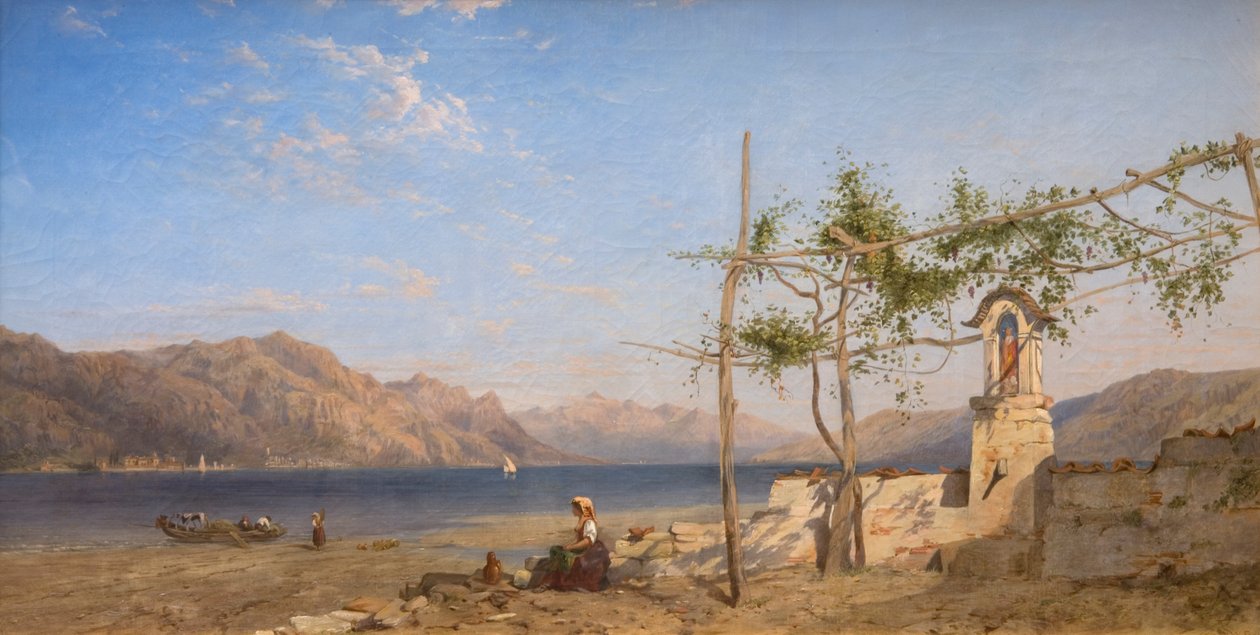 Trellis Vine Lugano-järvellä tekijältä William Wilthieu Fenn