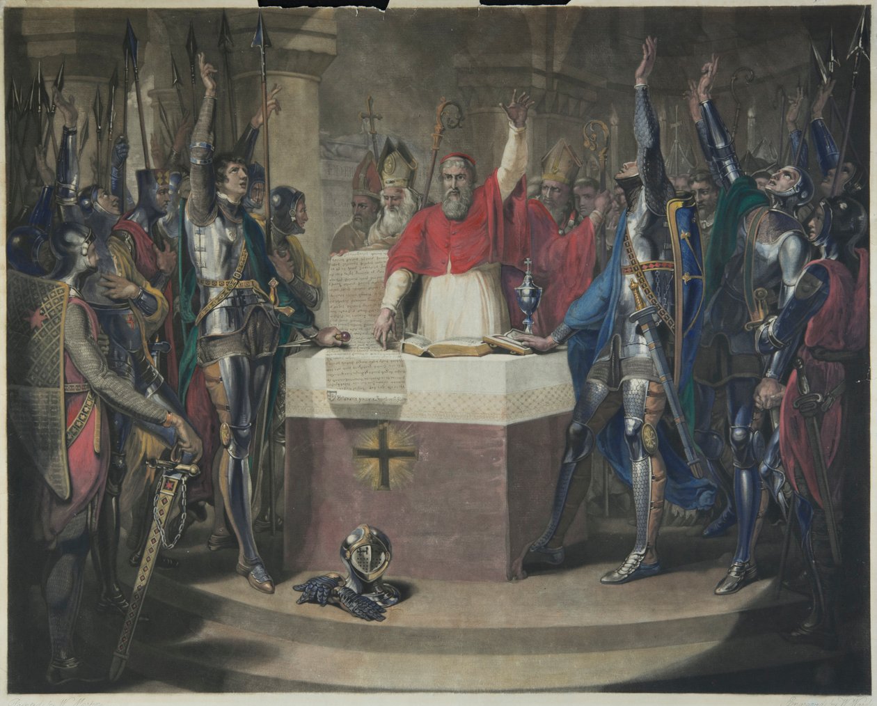 Vapauksien peruskirja, 1795 tekijältä William Martin