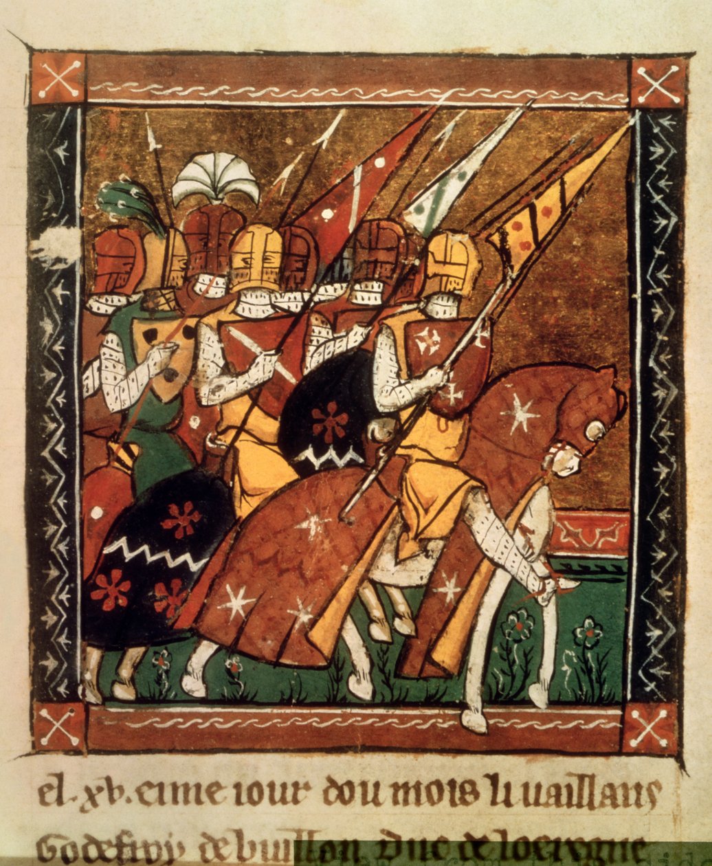 Fr 9084 f.20v: Lähtö ensimmäiselle ristiretkelle tekijältä William of Tyre