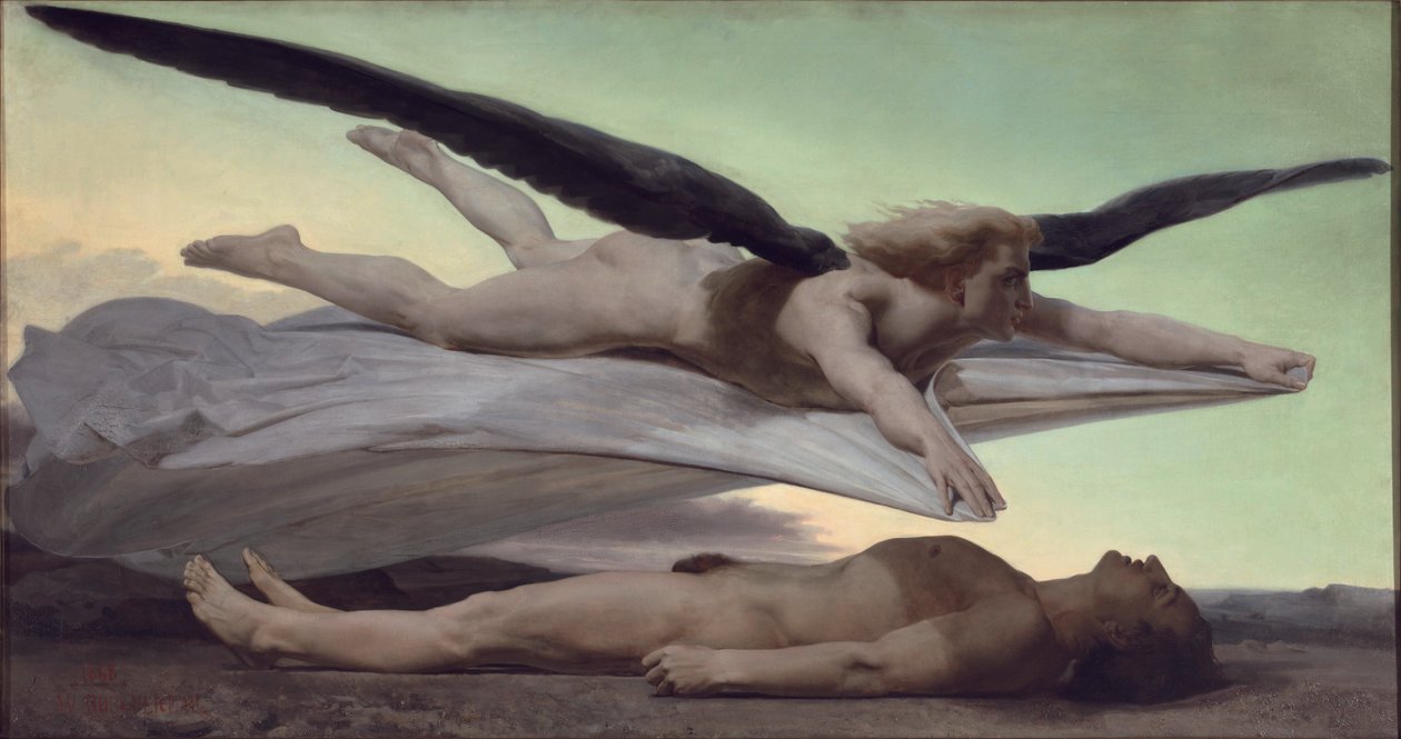 Elävä devant la mort tekijältä William Adolphe Bouguereau