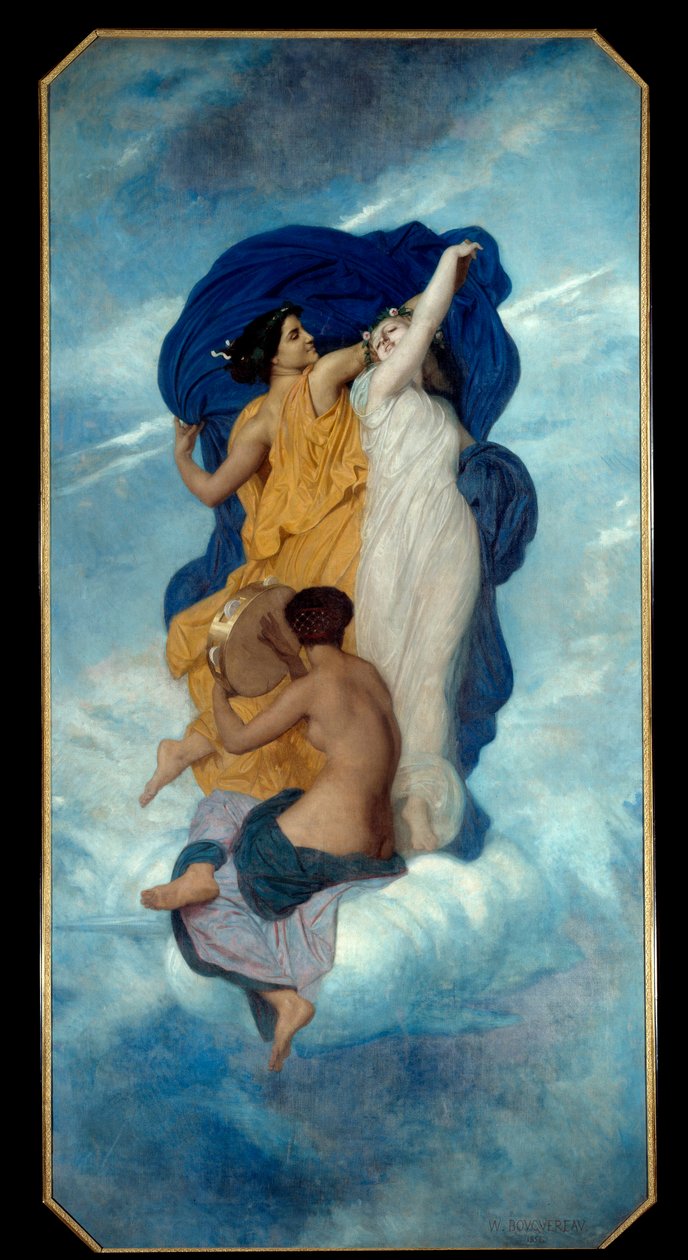 William Adolph Bouguereaun (1825-1905) tanssimaalaus 1856 su. 3,67 x 1,8 m Pariisi, Museum d