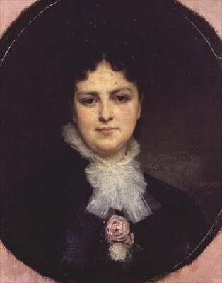 San Franciscon johtajan neiti Addisonin muotokuva (öljy kankaalle) tekijältä William Adolphe Bouguereau