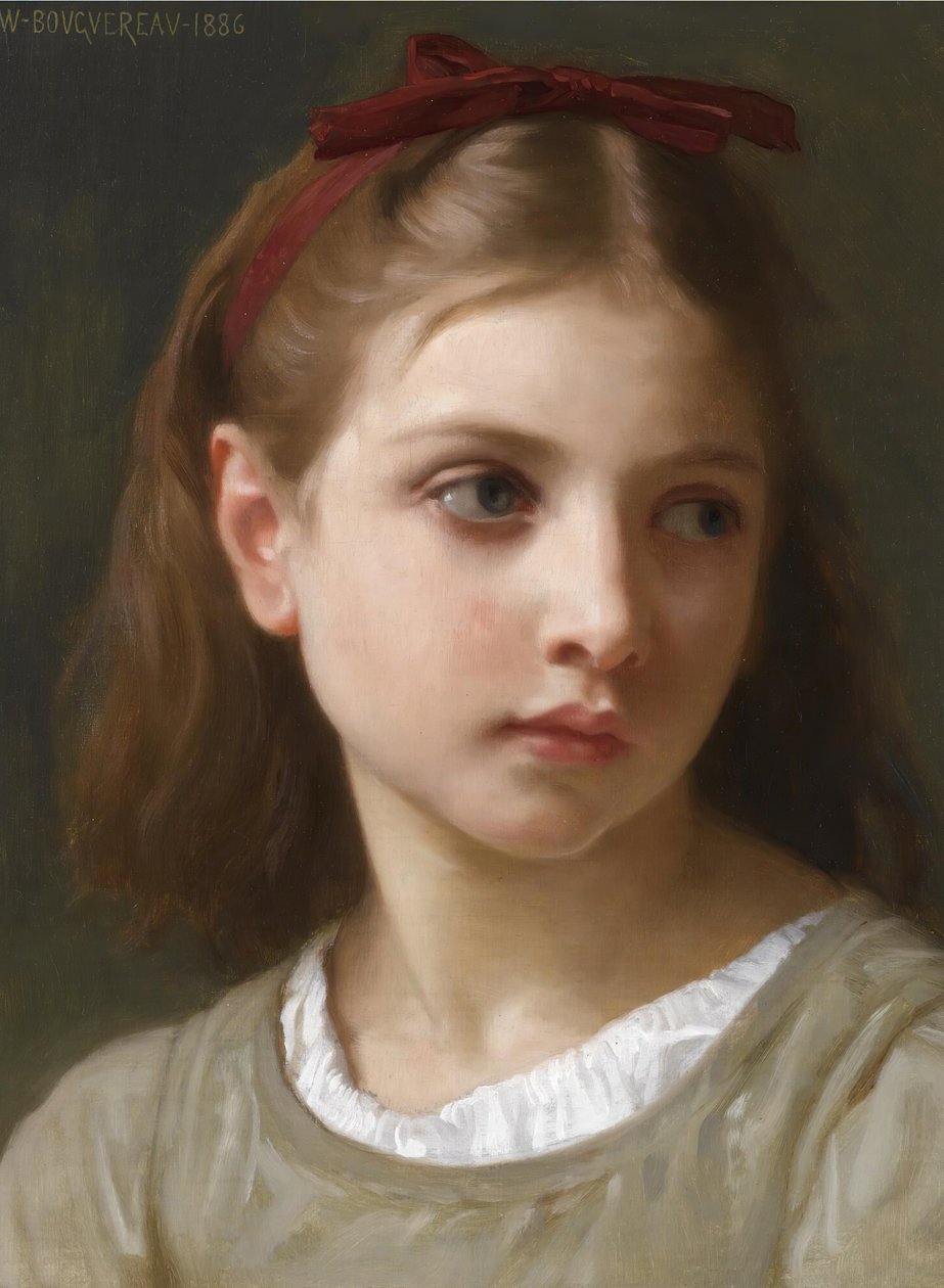 Pienen tytön muotokuva tekijältä William Adolphe Bouguereau