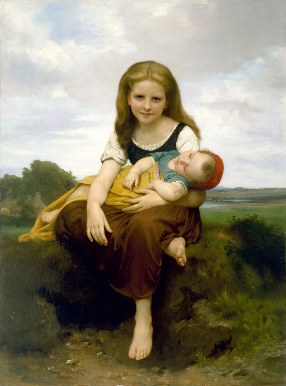 Vanhin sisko tekijältä William Adolphe Bouguereau