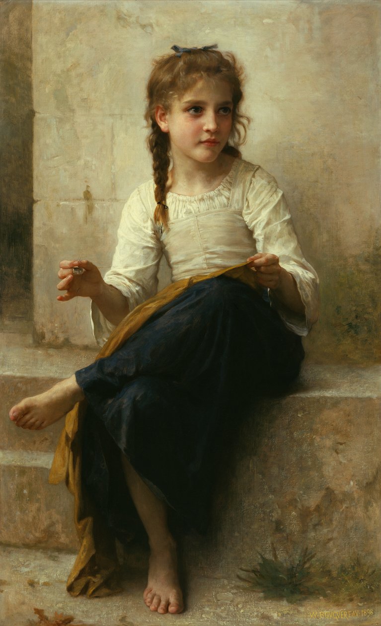 Ompelija tekijältä William Adolphe Bouguereau
