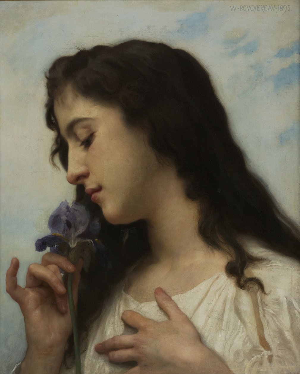 Nainen ja kurjenmiekka tekijältä William-Adolphe Bouguereau