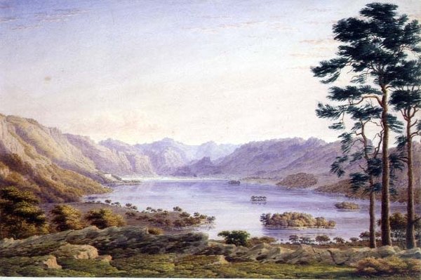 Loch Garry, Invernesshire tekijältä Joseph Mallord William Turner